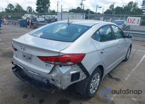 2017 Hyundai Elantra Se из США, поврежденный, VIN KMHD74LF5HU109722